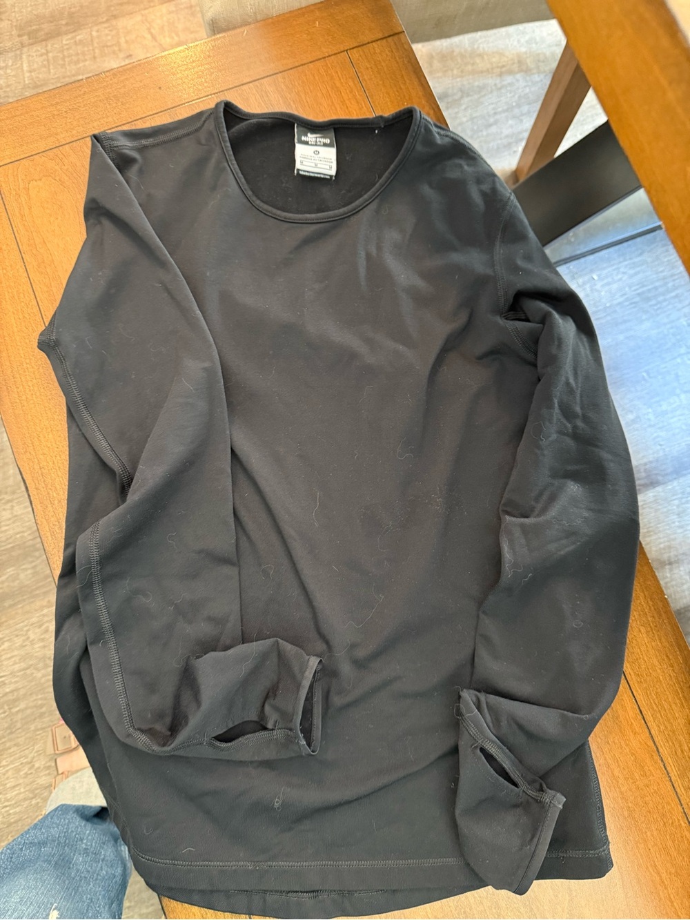Nike Pro Dri fit Black Long Sleeve Heat gear